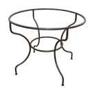 Pied de table en fer forgé Simple Rond