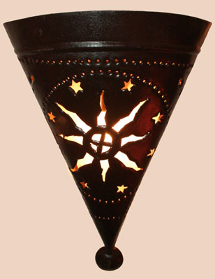 Applique T&ocirc;le Soleil
