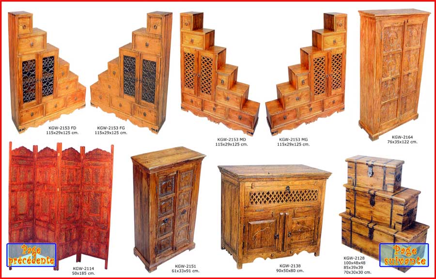 Paravents escaliers armoires meubles TV palissandre sheesham