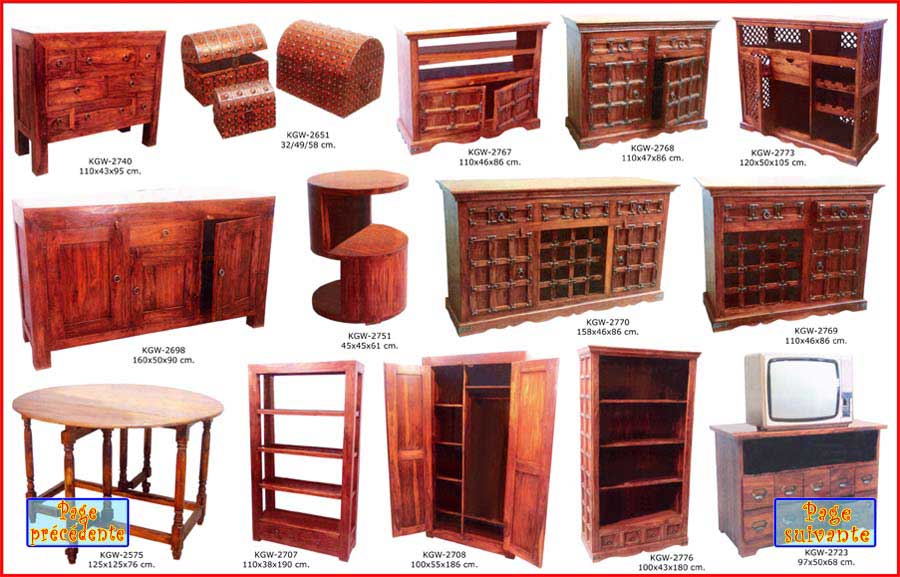 Buffet bar coffre table armoire &eacute;tag&egrave;re meuble TV commode en palissandre sheesham