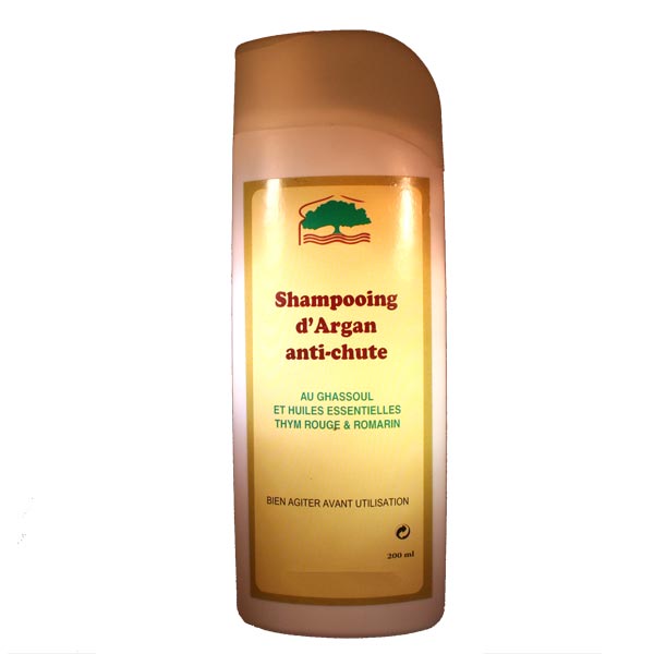 Shampoing anti-chute à l'huile d'argan
