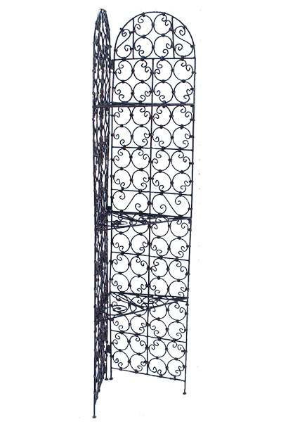 Etag&egrave;re Paravent Angle en fer forg&eacute;