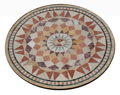 table Mosaïque Motif "Florentine 1"