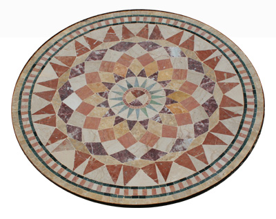 Mosaïque de marbre Florentine 1