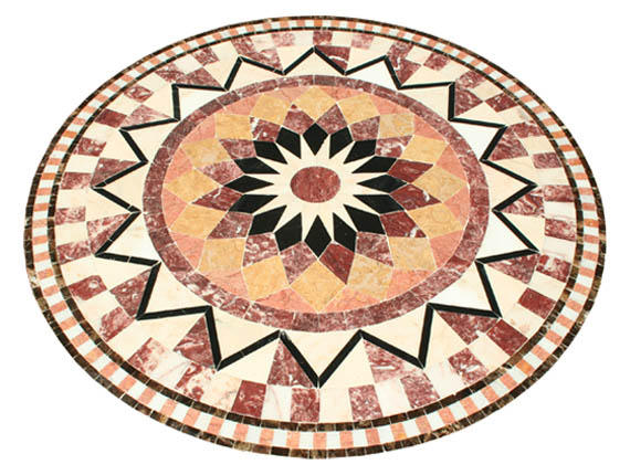 Mosaïque de marbre Florentine 17 byzantine