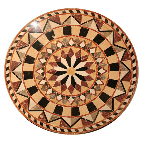 Mosaïque de marbre Florentine 4