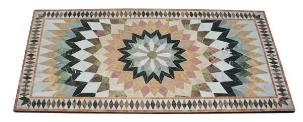 Plateau pour table Mosaïque Motif "Florentine 6"