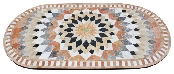 Mosaïque de marbre Florentine 8