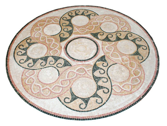 Mosaïque de marbre byzantine Géométrix 3