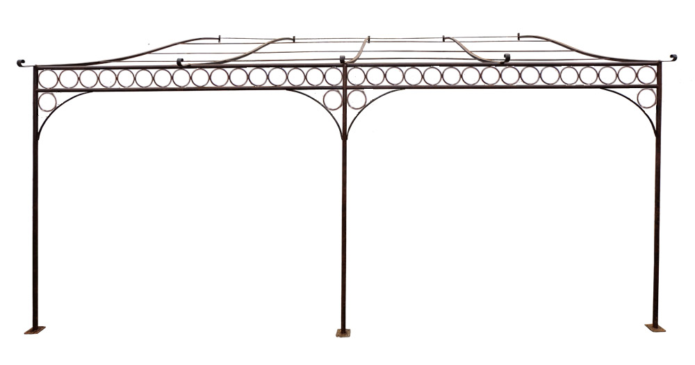 Pergola en fer Ronds