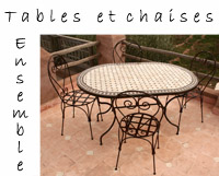 Allez ensembles tables et chaises