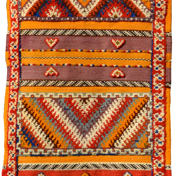 tapis berbère marocain Glaoua 1.9/0.6 m ; 220 €